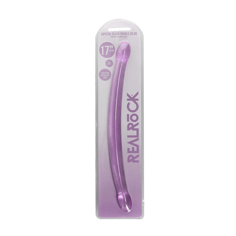 REALROCK Non Realistic Double Dong 17'' - 42 cm Double Dong – Purple