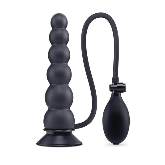 Size Up 7 Inch Ripple Inflatable Butt Plug - 20.3 cm Inflatable Butt Plug