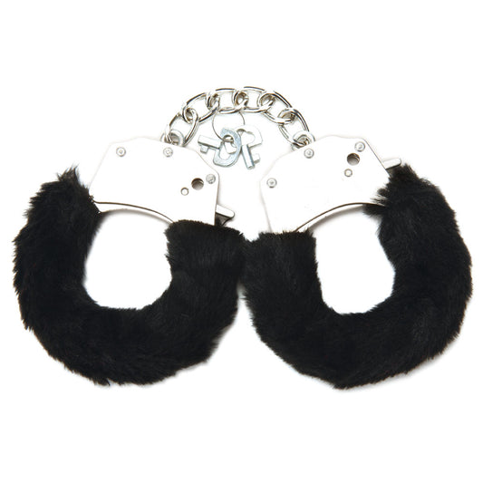WhipSmart Classic Furry Cuffs – Black