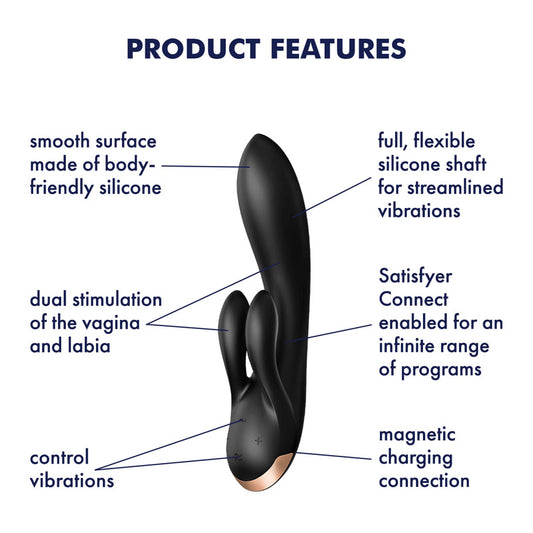 Satisfyer Double Flex – Black