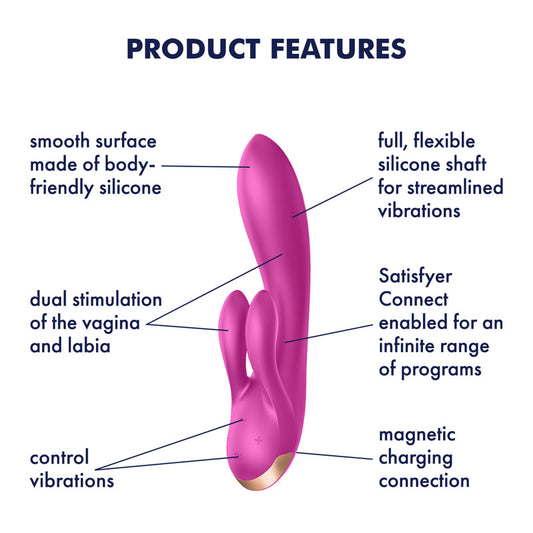Satisfyer Double Flex – Purple