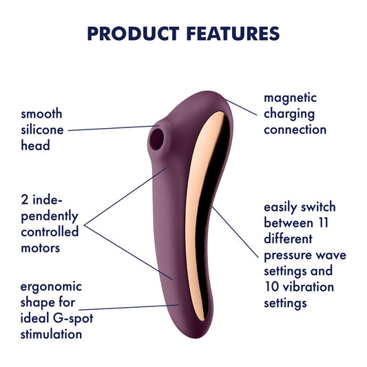 Satisfyer Dual Kiss – Purple