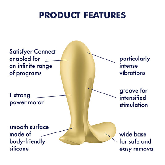 Satisfyer Intensity Plug – Gold