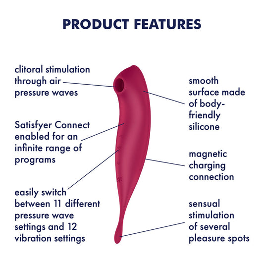 Satisfyer Twirling Pro+ – Red