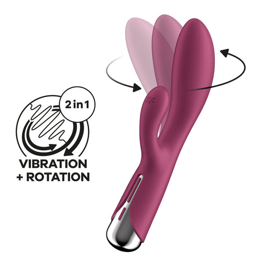 Satisfyer Spinning Rabbit 1 – Red