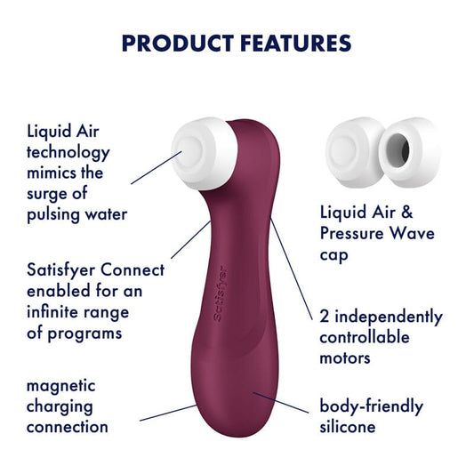 Satisfyer Pro 2 Generation 3 with App Control – Red