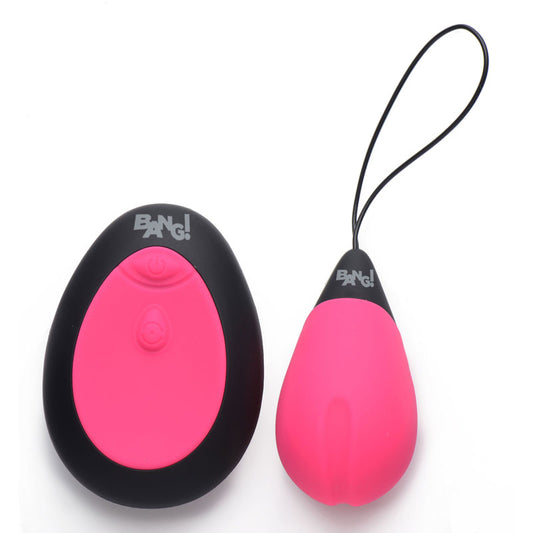 Bang!10X Vibrating Egg & Remote – Pink