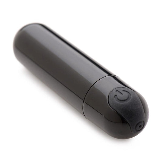 Bang! 10X Vibrating Metallic Bullet – Black