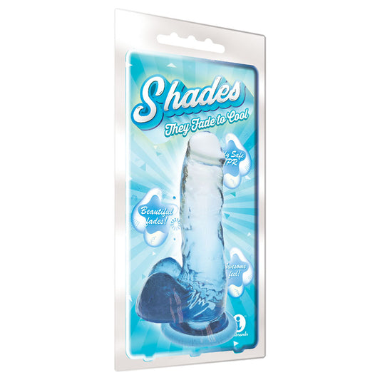 Shades 7'' Jelly TPR Dong – Blue