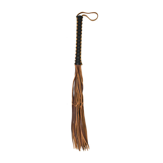 OUCH! Italian Leather 12 Stylish Tails & 12 Inch handle