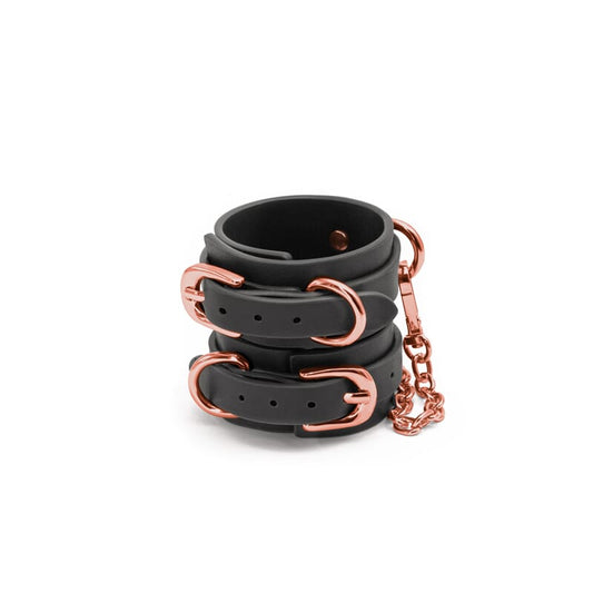 Bondage Couture Wrist Cuffs – Black