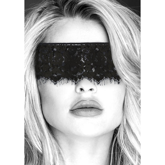 OUCH! & White Lace Mask With Elastic Straps