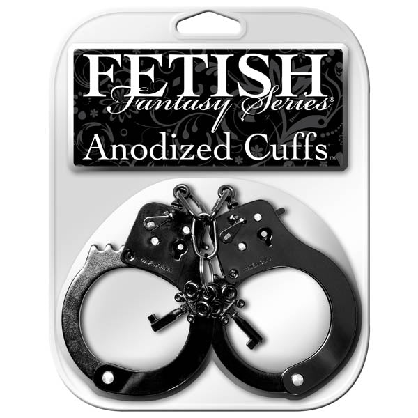 Fetish Fantasy Series Anodized Cuffs โ Black