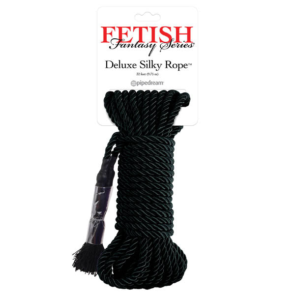 Fetish Fantasy Series Deluxe Silky Rope – Black