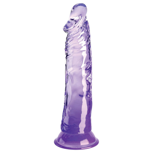 King Cock Clear 8'' Cock – Purple