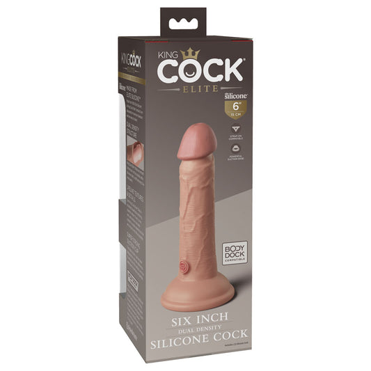 King Cock Elite 6'' Dual Density Cock