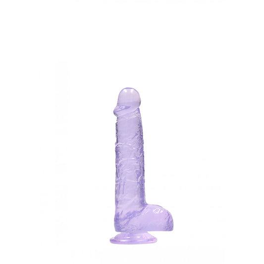 RealRock 6'' Realistic Dildo With Balls – Purple