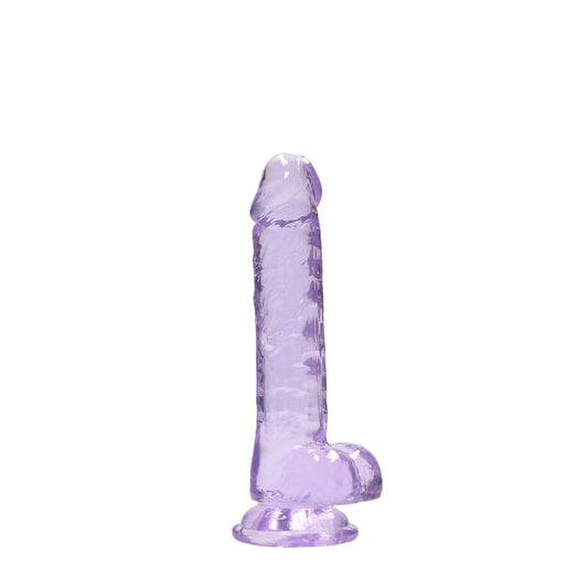 RealRock 7'' Realistic Dildo With Balls – Purple