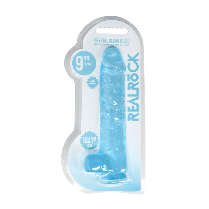 REALROCK Realistic Dildo with Balls – Blue