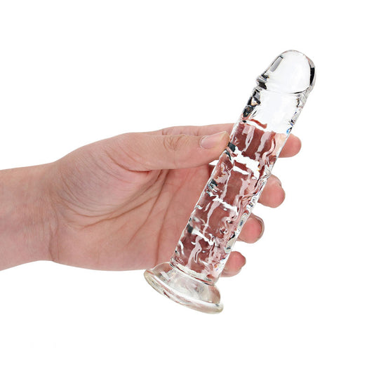 REALROCK 15.5 cm Straight Dildo – Clear