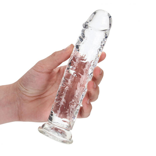 REALROCK 20 cm Straight Dildo – Clear