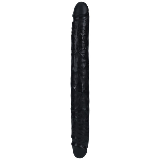 REALROCK 30cm Slim Double Dildo – Black