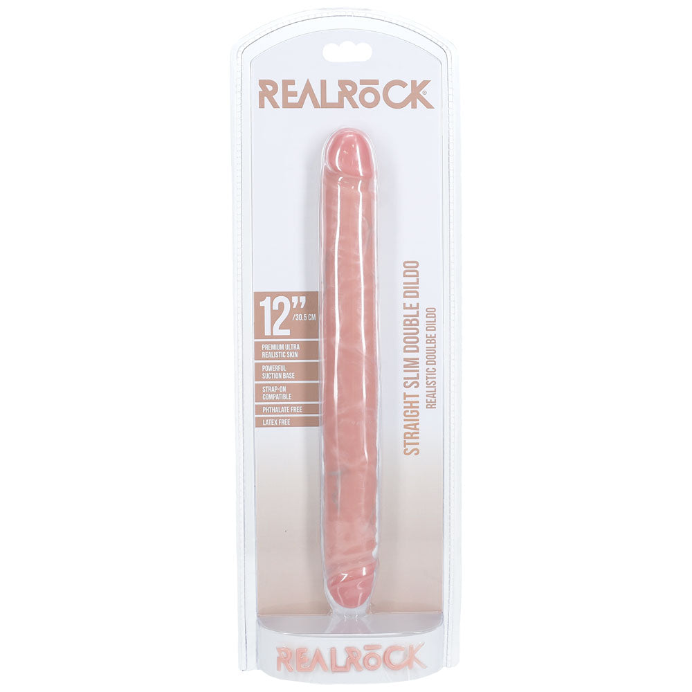 REALROCK 30cm Slim Double Dildo – Flesh