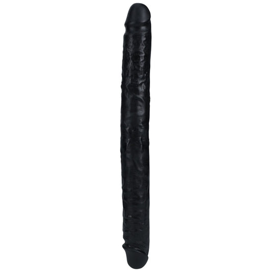 REALROCK 35cm Slim Double Dildo – Black