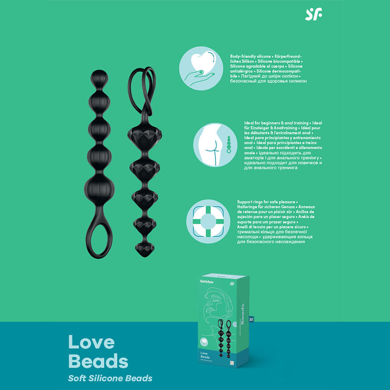 Satisfyer Love Beads – Black