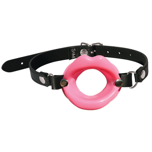 Sex & Mischief Silicone Lips Mouth Gag – Pink