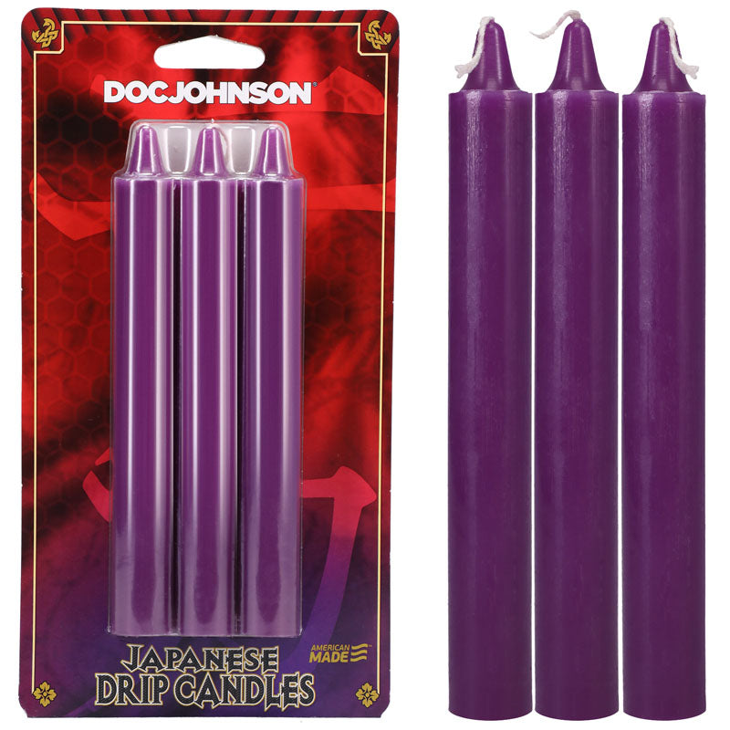 Japanese Drip Candles – Purple
