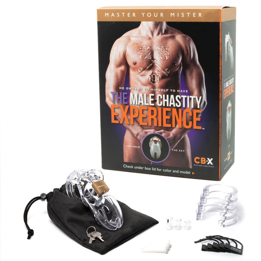 CB-3000 Chastity Cock Cage Kit – Clear