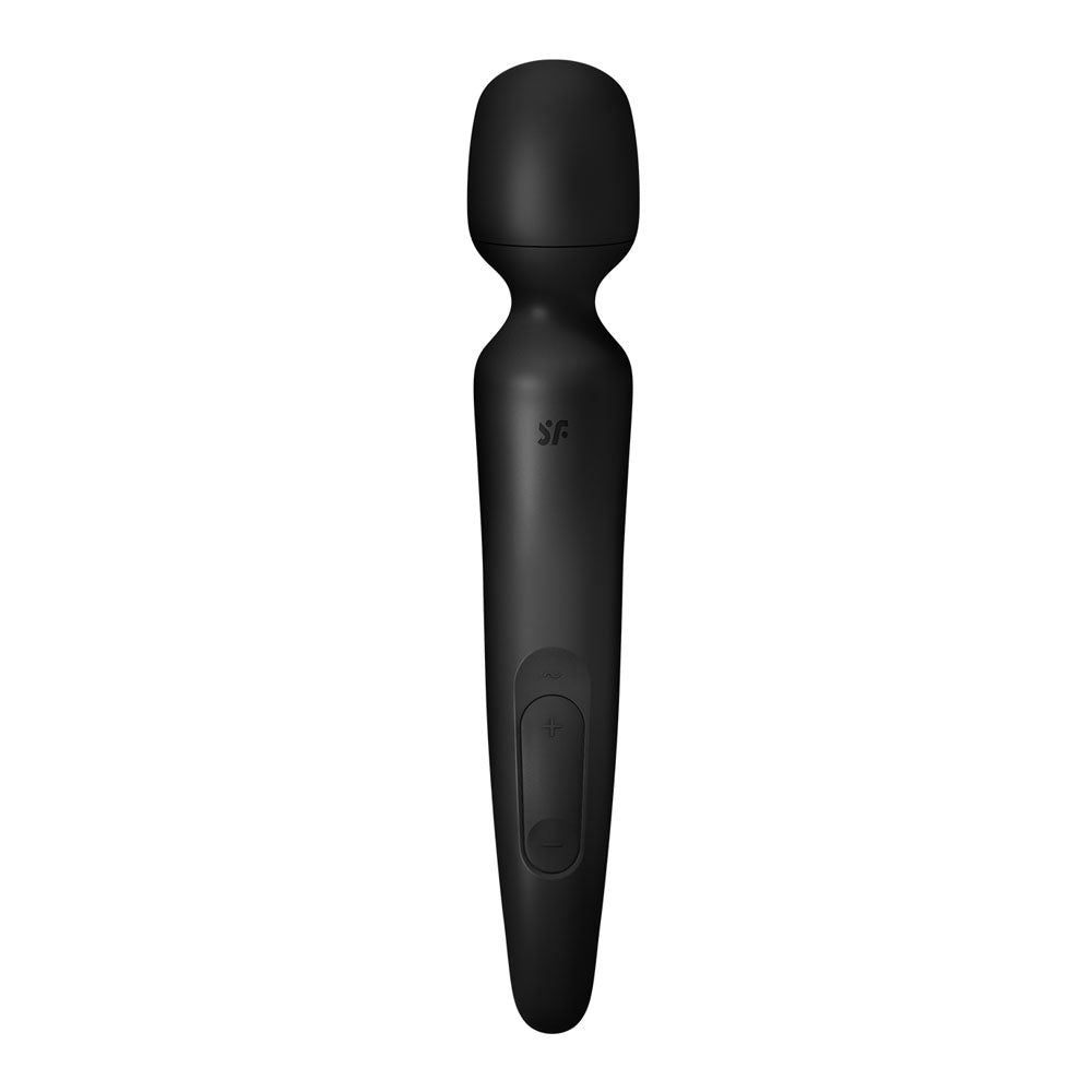 Satisfyer Wand-erland - /Rose Gold USB Rechargeable Massage Wand – Black