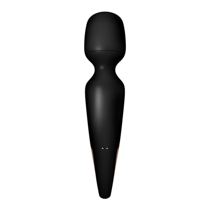 Satisfyer Wand-erland - /Rose Gold USB Rechargeable Massage Wand – Black