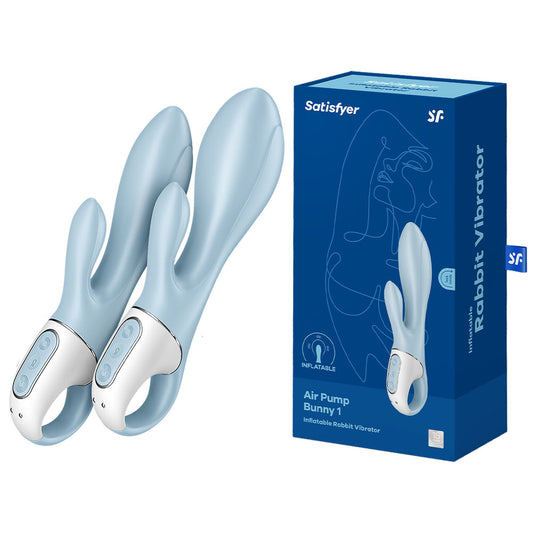 Satisfyer Air Pump Bunny 1 - USB Rechargeable Inflatable Rabbit Vibrator