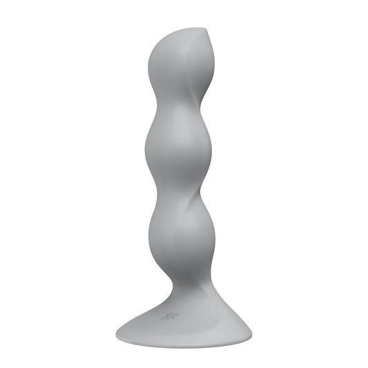 Satisfyer Triple Ball-R - Grey - Grey Beaded Anal Plug