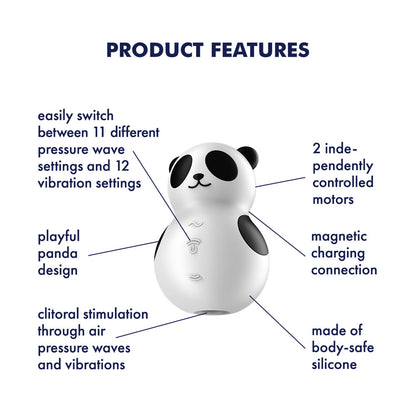 Satisfyer Pocket Panda - USB Rechargeable Air Pulse Stimulator
