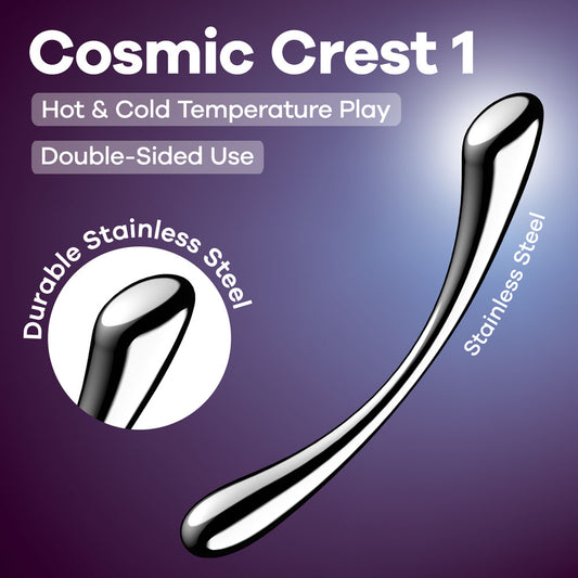 Satisfyer Cosmic Crest 1 - Steel 24 cm Dildo