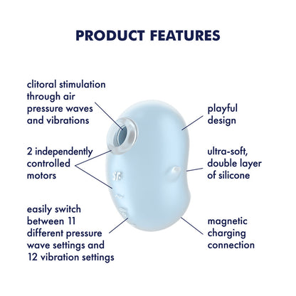 Satisfyer Cutie Ghost – Blue