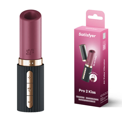 Satisfyer Pro 2 Kiss - /Black USB Rechargeable Air Pulse Stimulator
