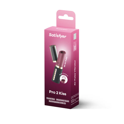 Satisfyer Pro 2 Kiss - /Black USB Rechargeable Air Pulse Stimulator