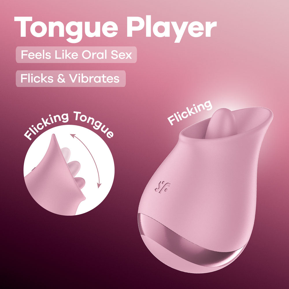 Satisfyer Tongue Player - USB Rechargeable Flicking Stimulator