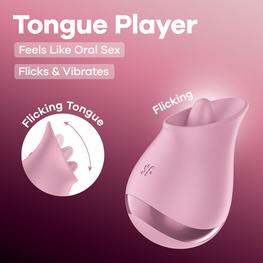 Satisfyer Tongue Player - USB Rechargeable Flicking Stimulator