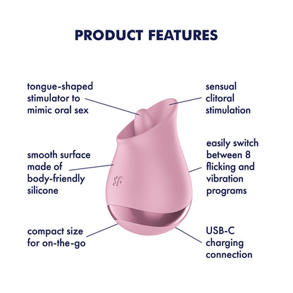 Satisfyer Tongue Player - USB Rechargeable Flicking Stimulator