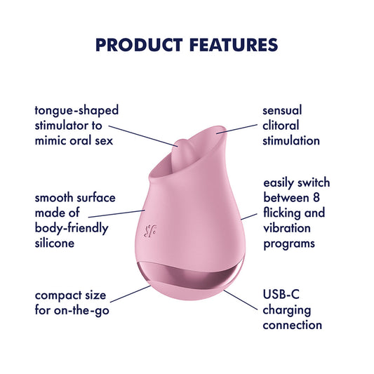 Satisfyer Tongue Player - USB Rechargeable Flicking Stimulator