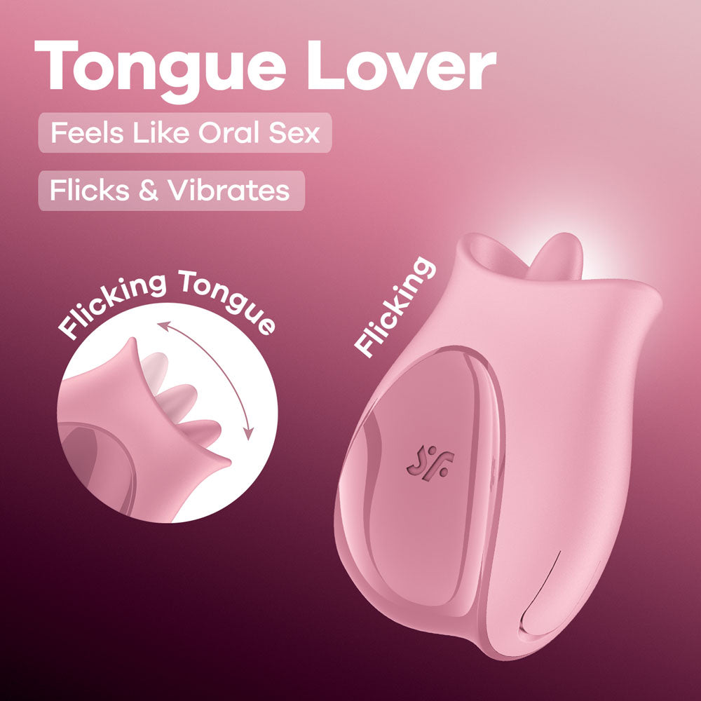 Satisfyer Tongue Lover - USB Rechargeable Flicking Stimulator