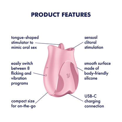 Satisfyer Tongue Lover - USB Rechargeable Flicking Stimulator