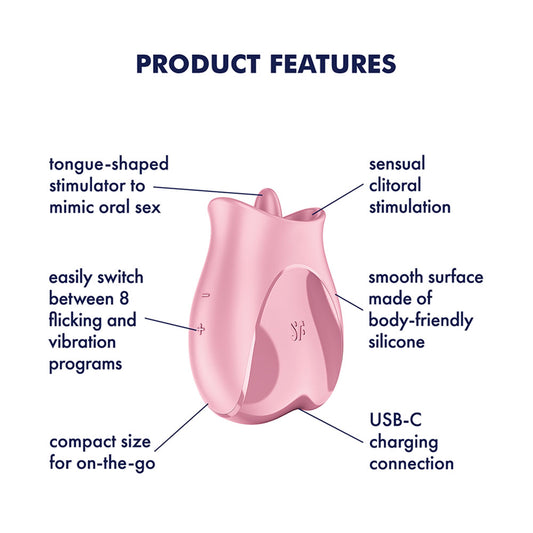 Satisfyer Tongue Lover - USB Rechargeable Flicking Stimulator