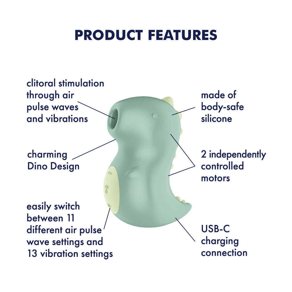 Satisfyer Din-OOOH - Mint USB Rechargeable Air Pulse Stimulator