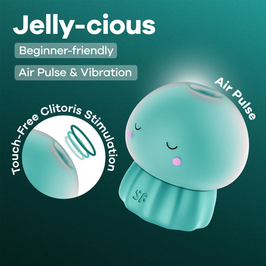 Satisfyer Jelly-cious - USB Rechargeable Air Pulse Stimulator – Green